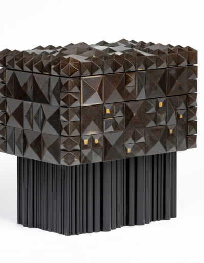 Meteorit jewelery box and tabouret 2022