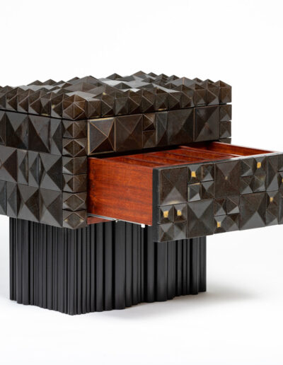 Meteorit jewelery box and tabouret 2022
