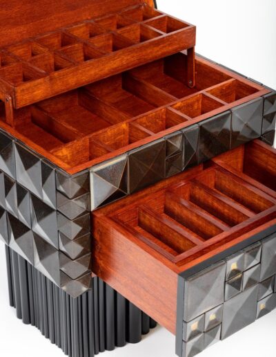 Meteorit jewelery box and tabouret 2022