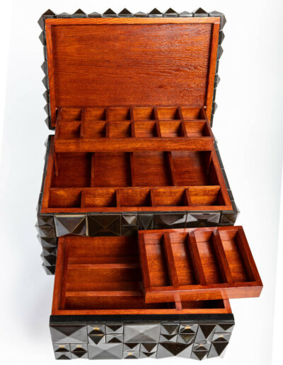 Meteorit jewelery box and tabouret 2022