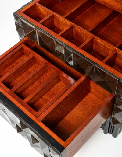 Meteorit jewelery box and tabouret 2022